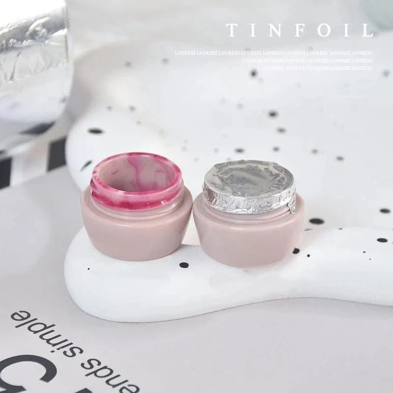 Aluminum Foil Sealing Membrane for Nail Art Jars | Leak-Proof Nail Container Seal QXL