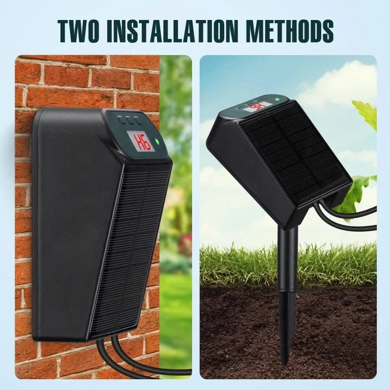 Solar Auto Drip Irrigation Kit | Timer Garden Watering System Drip Irrigation Kit QXL