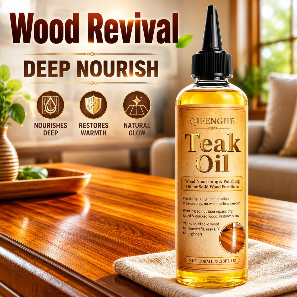 Teak Oil for Wood Furniture | Nourishing & Polishing Oil Wood Furniture Oil QXL