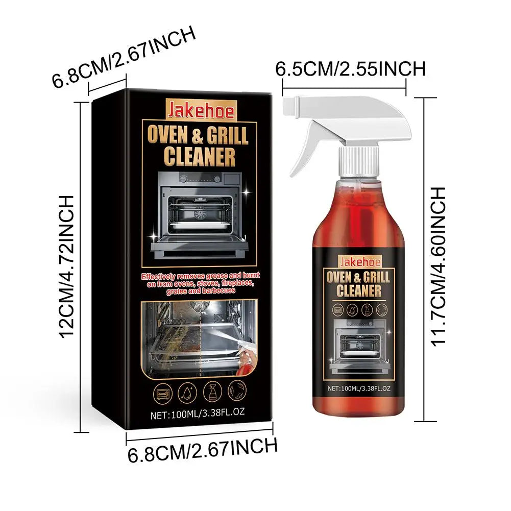 Oven & Grill Cleaning Foam Spray | Heavy-Duty Degreaser Kitchen Degreaser Spray QXL