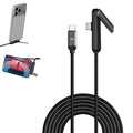 240W Fast Charging Cable & Foldable Phone Stand | 360° Rotation Charging Cable Stand QXL C to C 240W