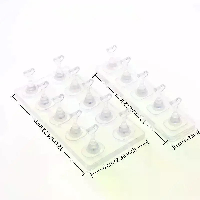 Acrylic Non-Magnetic Nail Display Stand & False Tip Holder Nail Display Stand QXL