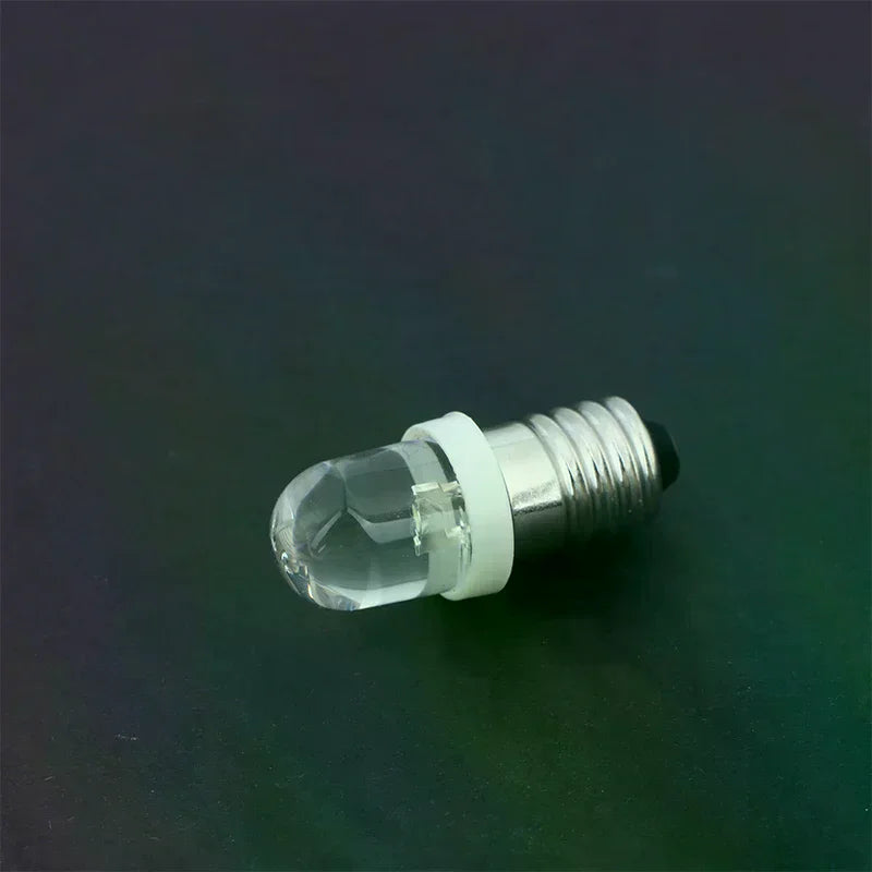 5-Pack E10 LED Screw Bulbs DC 3V–24V | Indicator Signal Light LED Indicator Bulb QXL