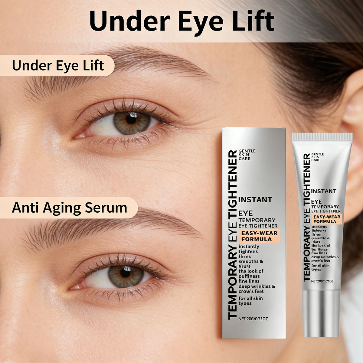 Temporary Eye Tightener Cream – Firming & Lifting 30g Eye Tightener Cream QXL