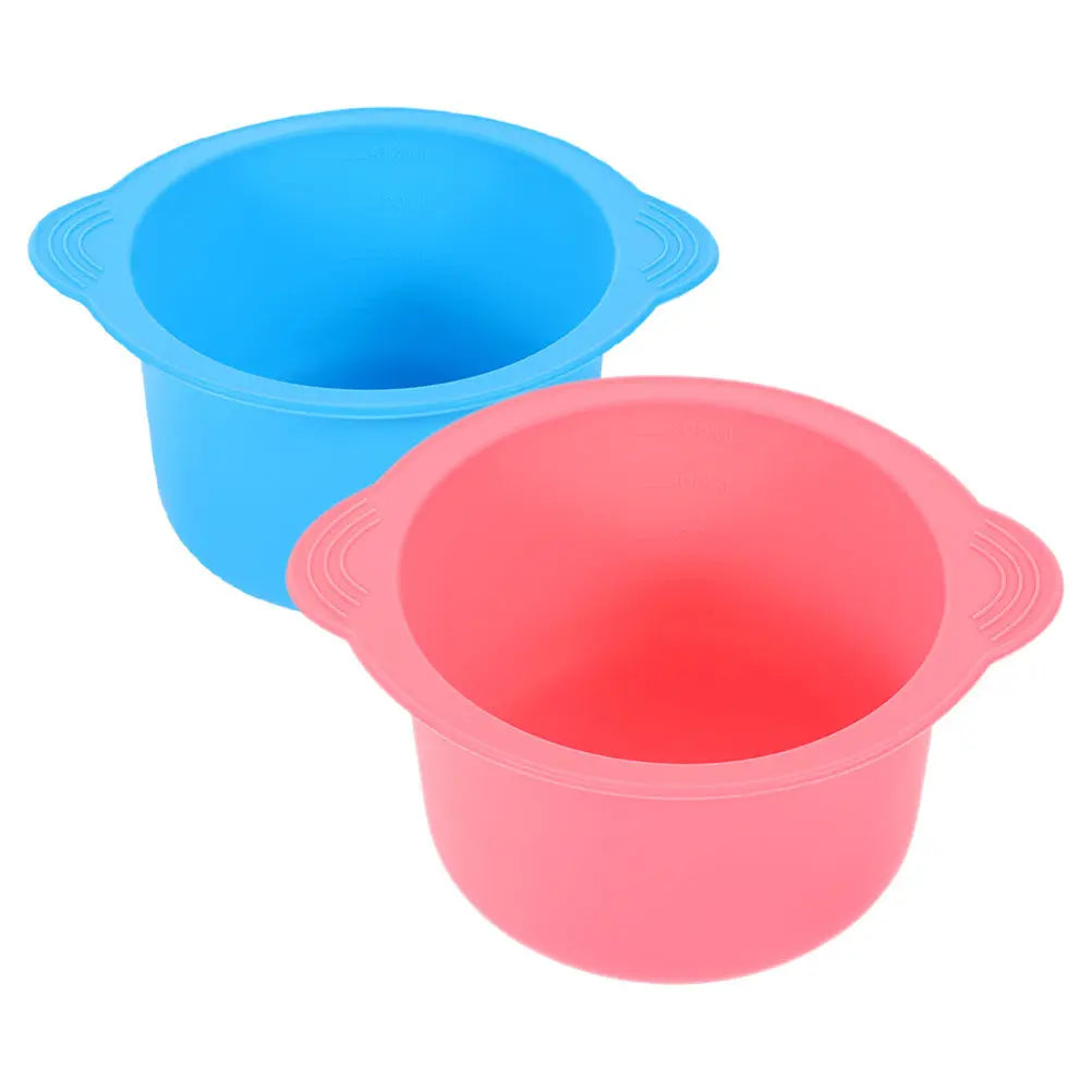 2-Pack 400ml Silicone Wax Warmer Liner Bowls – Non-Stick Wax Warmer Liner QXL