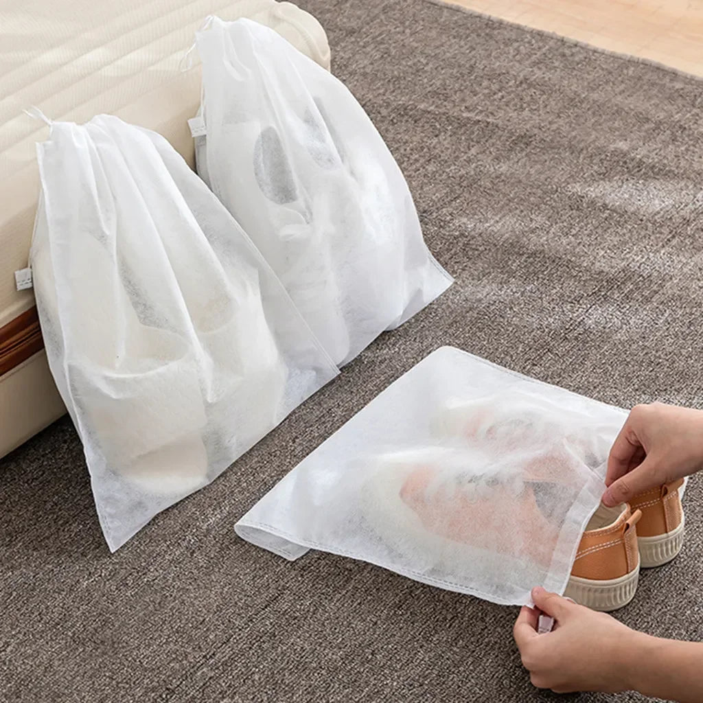 10-Pack Hanging Non-Woven Shoe & Clothing Storage Bags Hanging Storage Bags QXL