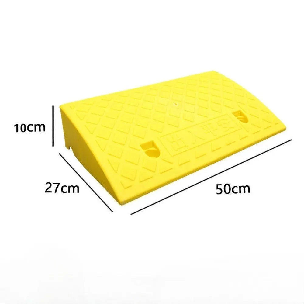 Portable Threshold Ramp Non-Slip | 10cm Curb Ramp for Cars Threshold Curb Ramp QXL High-10cm-1pc
