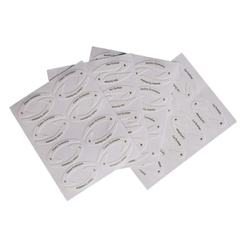 Eyebrow & Eyeshadow Stencil Set | Eyeliner Shaping Guide Eyebrow Stencil Set QXL No.1 Sticker