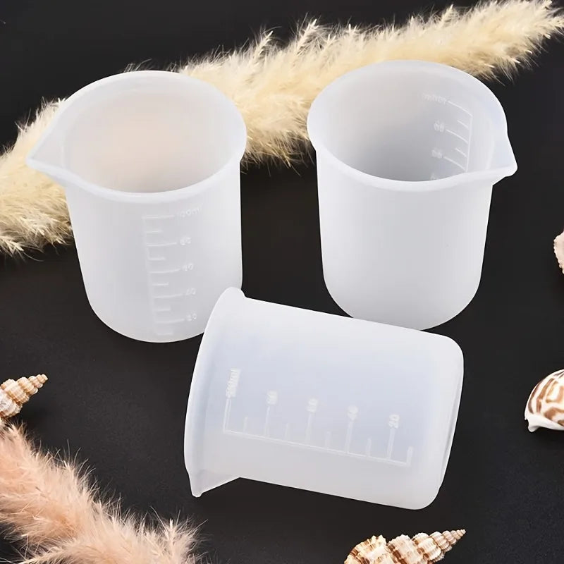 5-Piece Silicone Liquid Measuring Cups | Baking & Cooking Set Measuring Cup Set QXL