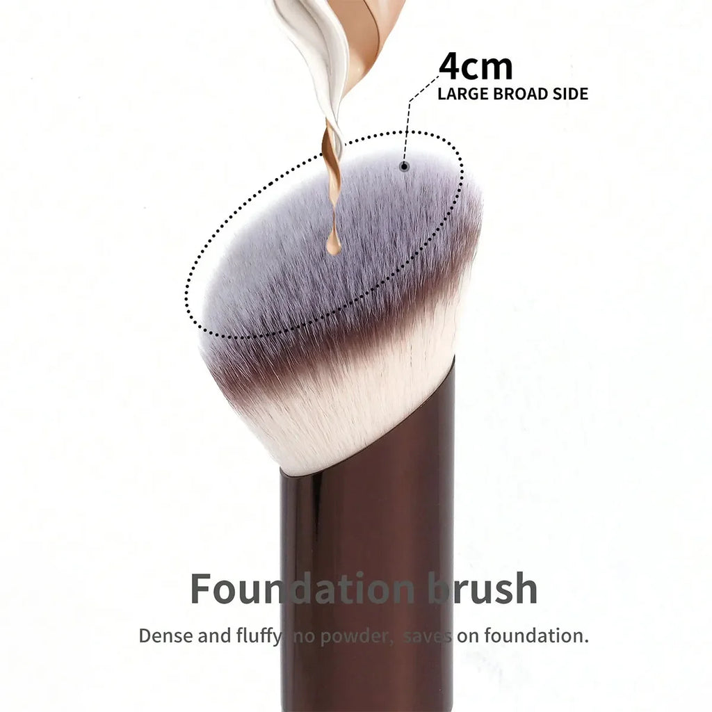 Beveled Foundation Brush | Soft Fiber Makeup Blush Brush Foundation Makeup Brush QXL