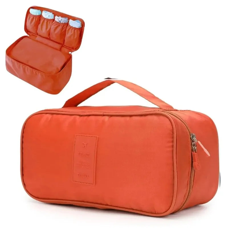 Portable Travel Underwear & Bra Organizer Bag – Oxford Travel Organizer Bag QXL