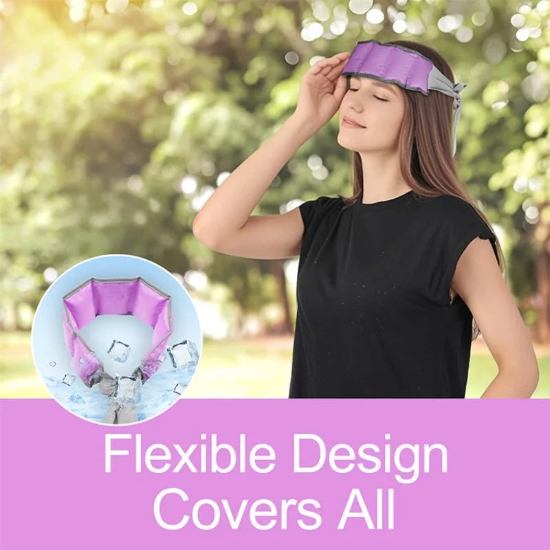 Cooling Neck Wrap | Breathable Absorbent Summer Sports Scarf Cooling Neck Wrap QXL