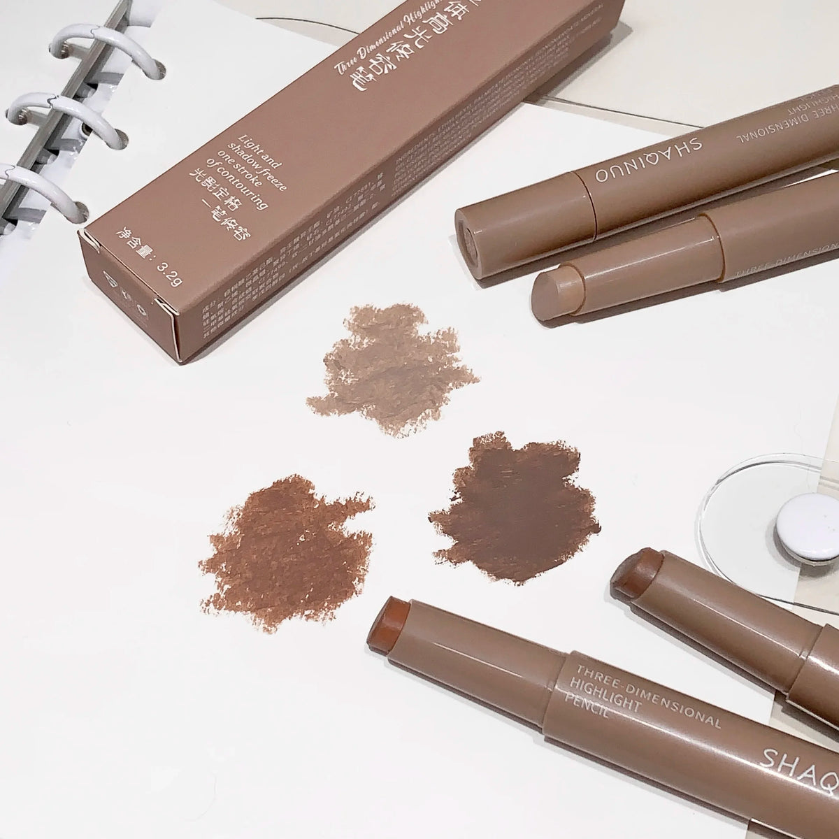3D Nose Contour Stick | Matte Cream Bronzer & Sculpting Pen Facial Contour Stick QXL