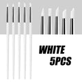 5-Pc Silicone Nail Art Brush Set | UV Gel & 3D Dotting Pens Nail Art Brush Set QXL white