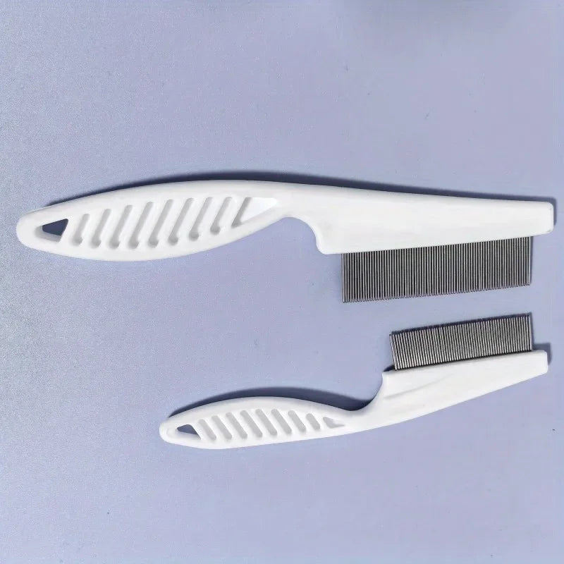 Pet Flea Comb for Dogs & Cats | Fine-Tooth Grooming Tool Pet Grooming Comb QXL