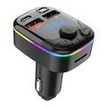 Bluetooth 5.0 Car FM Transmitter | Dual USB QC3.0 Charger Car FM Transmitter QXL A