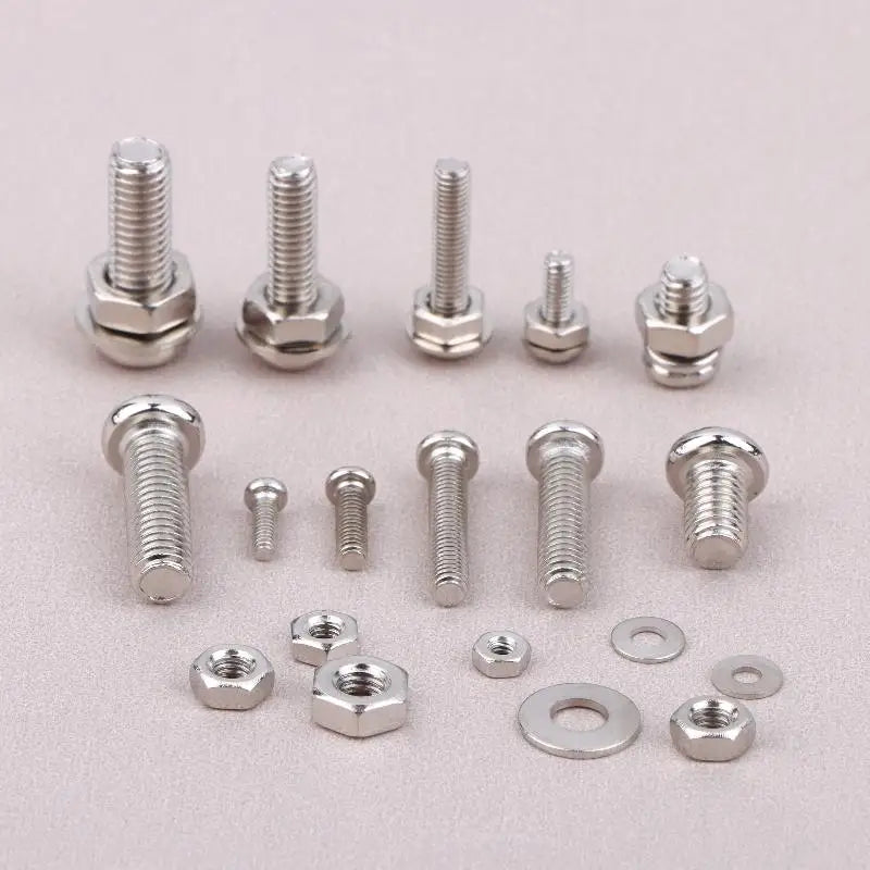 320-Pc Metric Screws Nuts Washers Kit M2–M5 | Storage Box Fastener Assortment Kit QXL