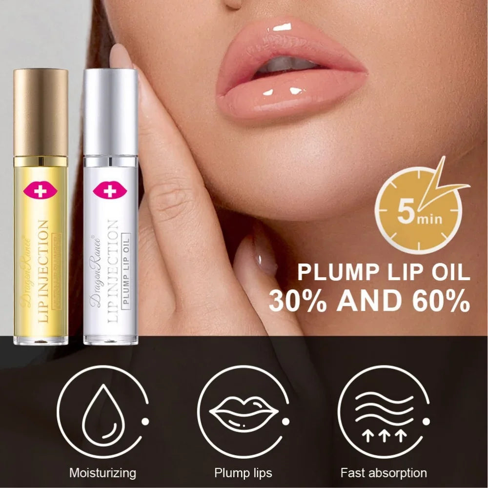 Dragon Ranee Lip Plumper Oil | Volumizing Roll-On Lip Gloss Lip Plumper Oil QXL