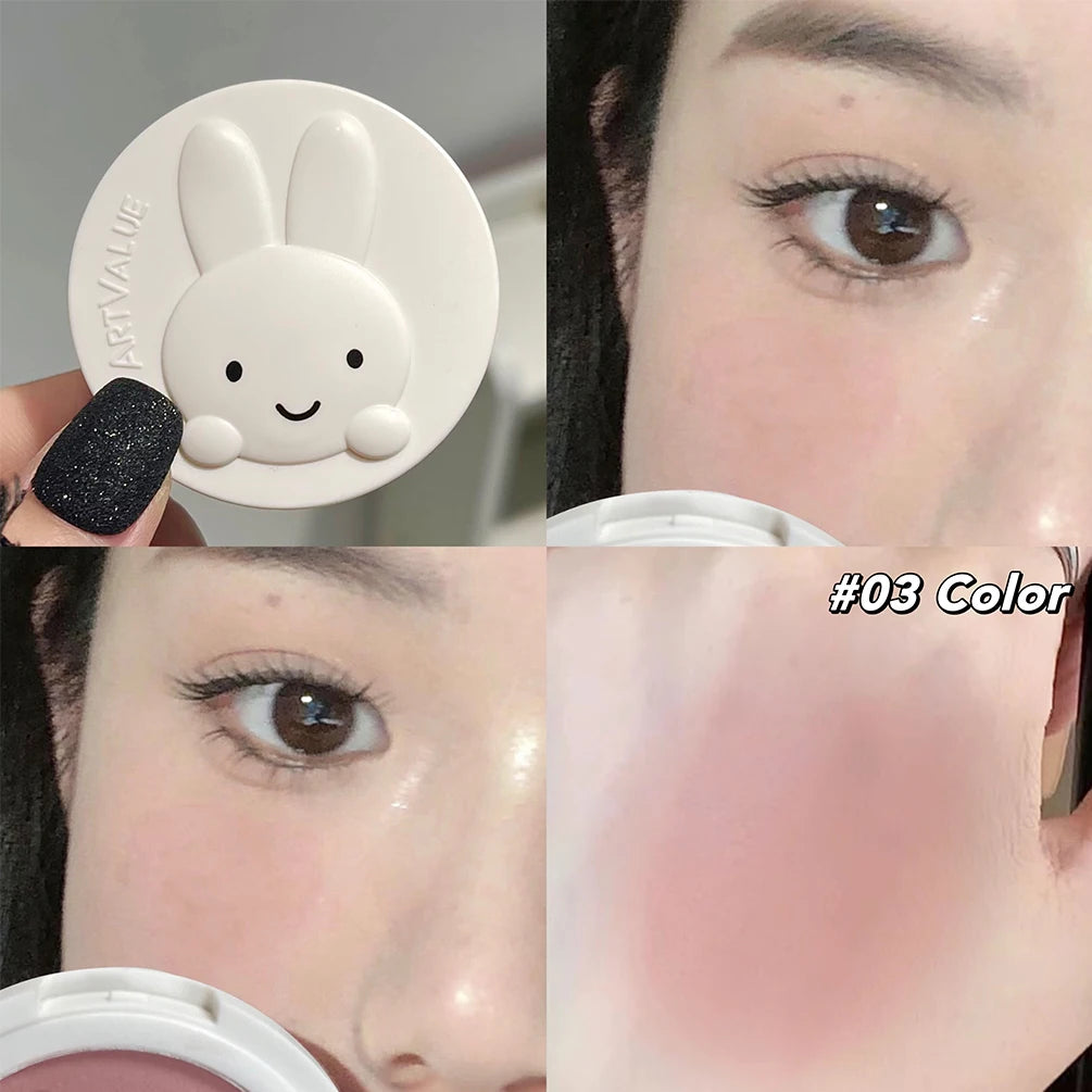 Art Value Matte Monochrome Blush Powder | 4 Shades Matte Blush Palette QXL 03