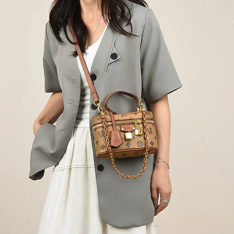 Women's Leather Crossbody Bag | Elegant Shoulder Handbag Crossbody Handbag QXL