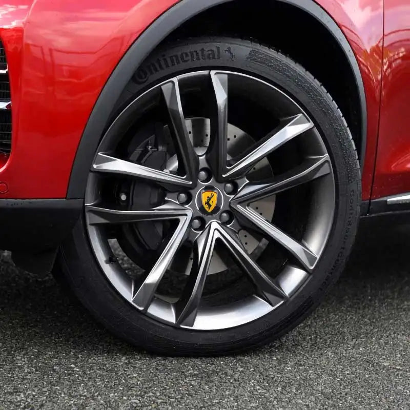 4-Pack Novelty Donkey Wheel Center Caps – 60mm Aluminum Alloy Wheel Center Caps QXL