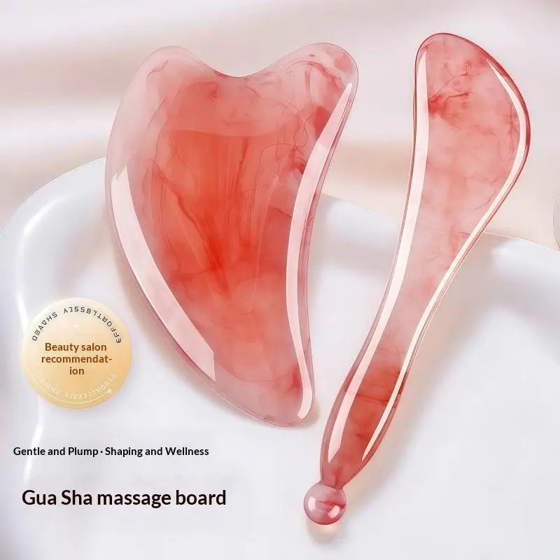 Natural Resin Gua Sha Massage Set – Facial Lifting & Body Gua Sha Massage Set QXL A