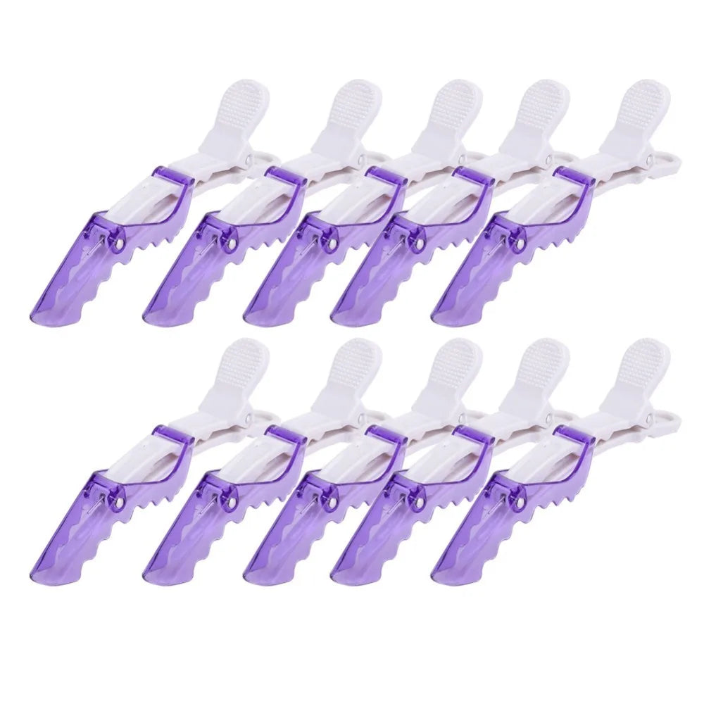10-Pack Large Duckbill Hair Clips | ABS Salon Sectioning Clips Hair Sectioning Clips QXL A