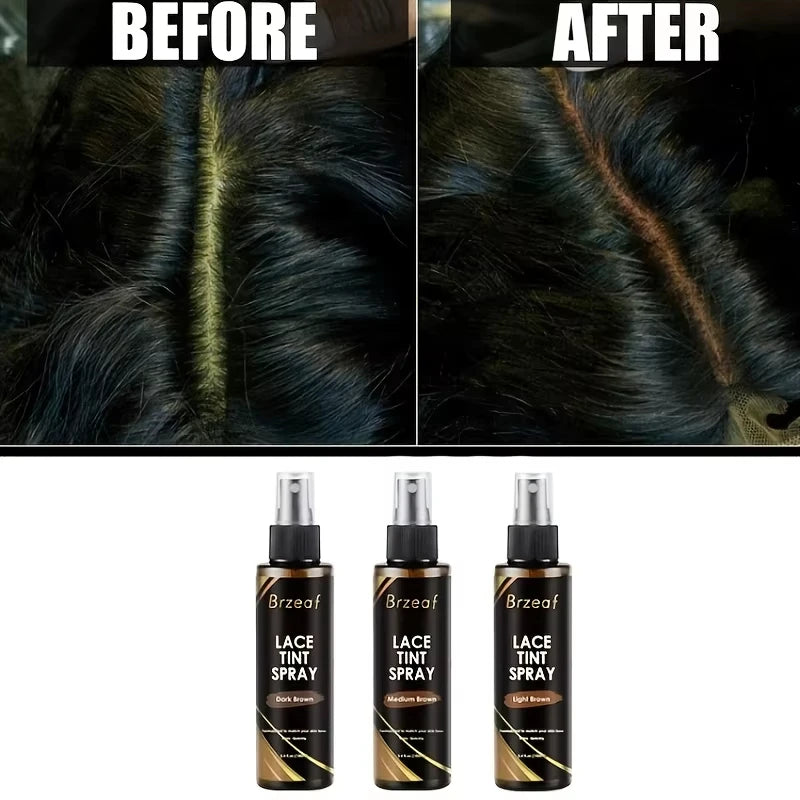 100ml Lace Tint Hold Spray for Wigs | Fast-Drying Adhesive Lace Wig Adhesive Spray QXL