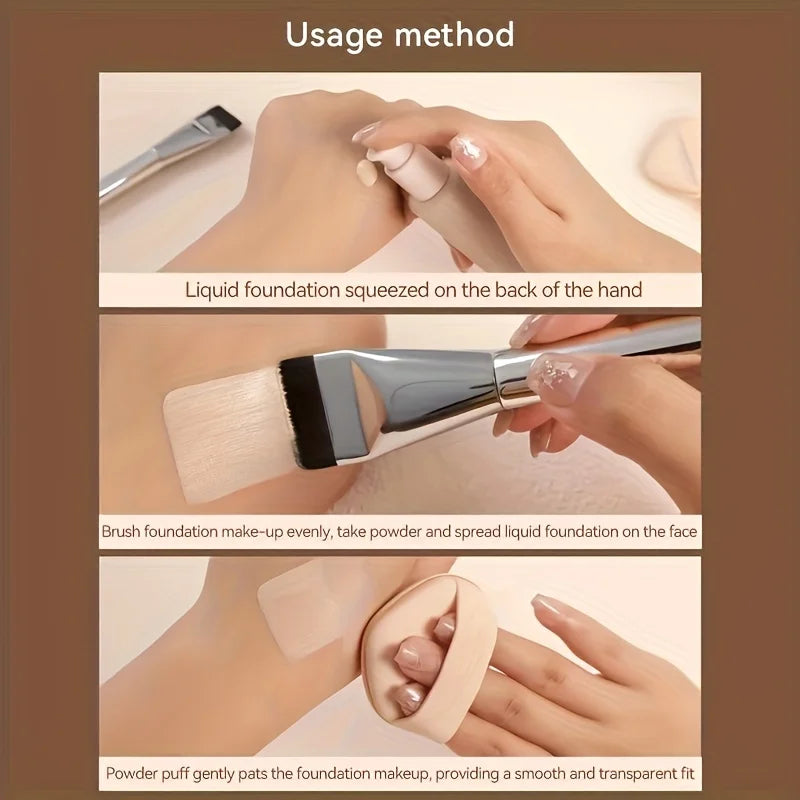 Ultra-Thin Foundation Brush – Concealer & Contour Tool Foundation Makeup Brush QXL