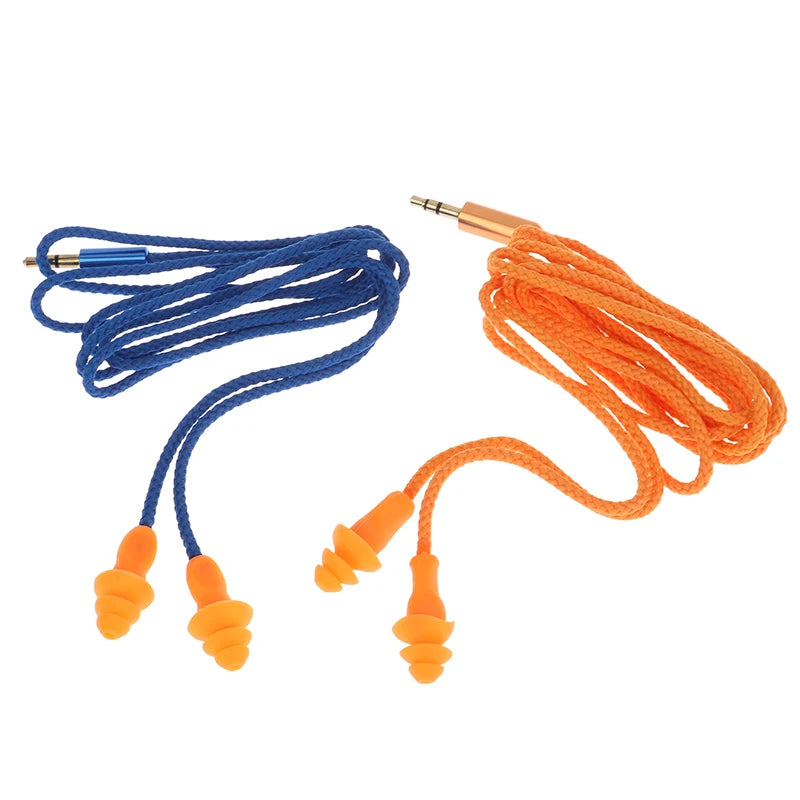 CE-Certified Industrial Noise Reduction Earplugs – Corded Industrial Earplugs QXL