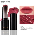 GICYMANTY Matte Lipstick | Transfer-Proof Long-Lasting Lip Stain Matte Lipstick QXL 02