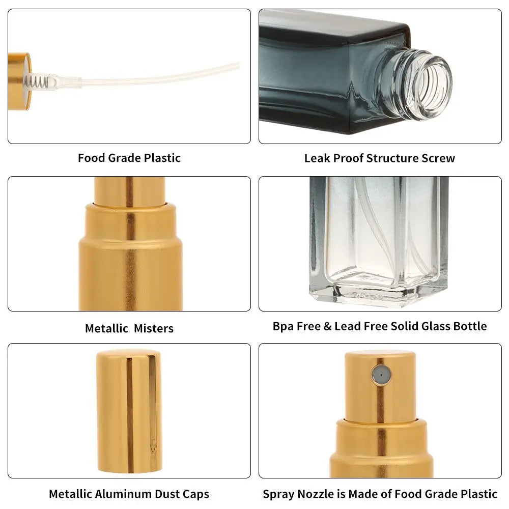 Mini Glass Refillable Perfume Spray Bottle – 3ml & 10ml Atomizer Perfume Atomizer Bottle QXL