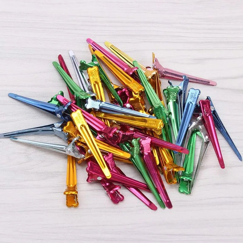 45-Pack Mini Metal Hair Clips | Heat Resistant Salon Clips Hair Sectioning Clips QXL