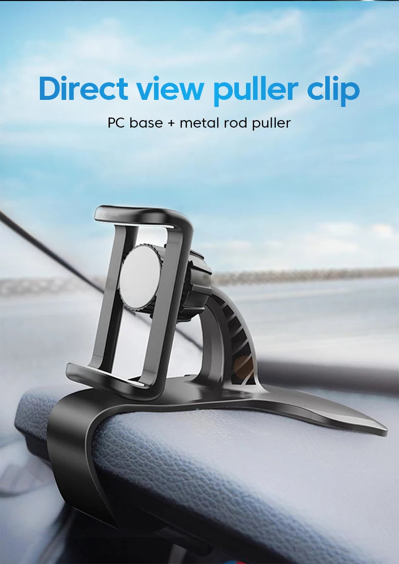 360° Rotatable Car Phone Holder | Universal Dashboard Mount Car Phone Mount QXL