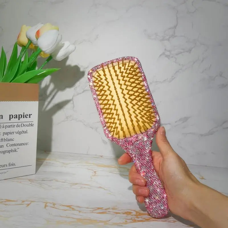 Diamond Bamboo Air Cushion Comb | Smooth Hair Styling Air Cushion Hair Comb QXL