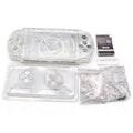 PSP 3000 Full Housing Shell Replacement Kit – Buttons & Screws Console Housing Kit QXL transparent
