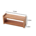 1:12 Dollhouse Miniature Wooden Storage Shelf Rack Décor Dollhouse Miniature QXL 1Pcs