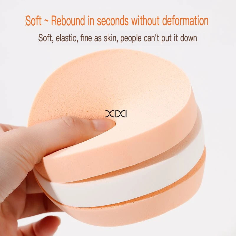 XIXI Round Powder Puff | Wet & Dry Makeup Sponge Makeup Powder Puff QXL
