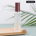 12ml Glass Perfume Spray Bottle | Aluminum Mist Sprayer Travel Perfume Atomizer QXL Rose Gold
