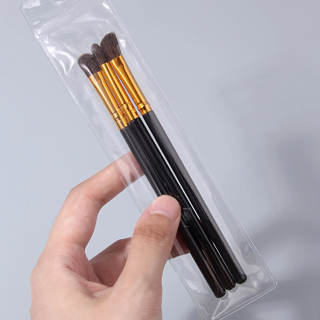 3-Piece Horsehair Eyeshadow Brush Set | Blend, Shade & Define Eyeshadow Brush Set QXL