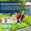 Hydroponic Nutrient Solution A & B | Organic Plant Food Hydroponic Fertilizer QXL set