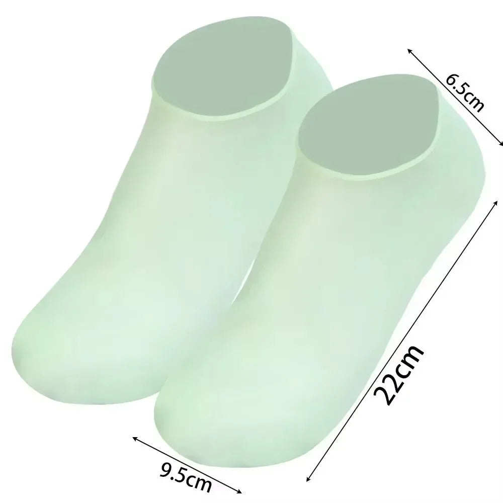 Silicone Moisturizing Foot Socks | Anti-Crack Dry Skin Care Moisturizing Foot Socks QXL Green