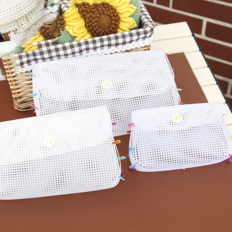 DIY Plastic Mesh Bag Weaving Kit | Handcraft Woven Bag DIY Weaving Kit QXL