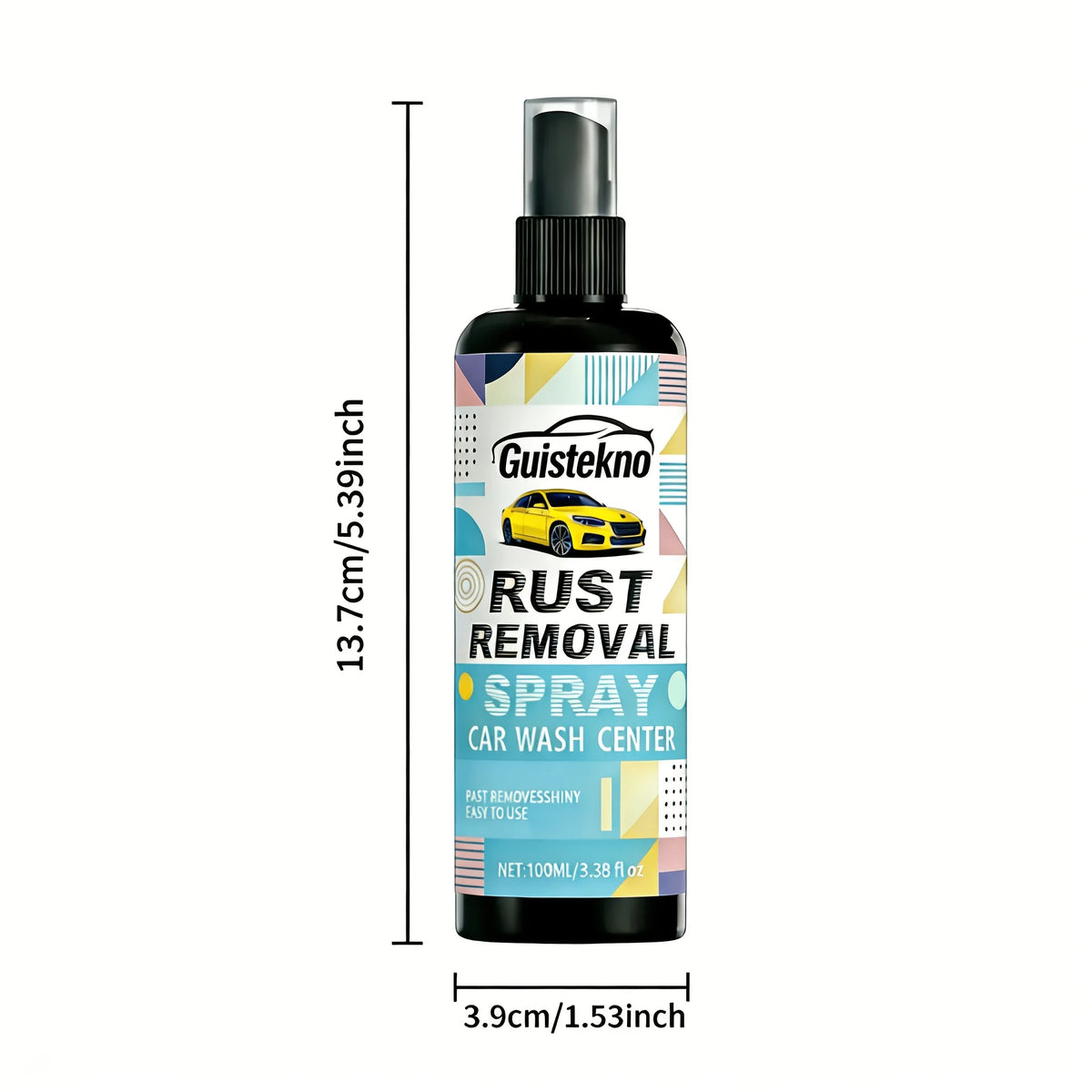 Rust Removal Spray 100ml | Fast-Acting Car Rust Remover Rust Remover Spray QXL