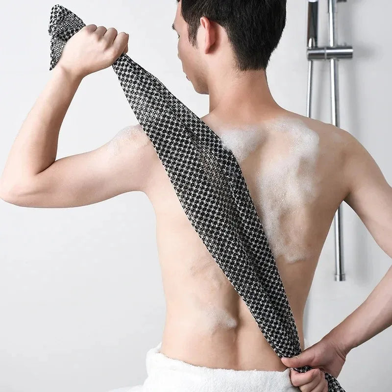 Japanese Exfoliating Washcloth | Long Unisex Bath Scrubber Bath Scrubber Cloth QXL