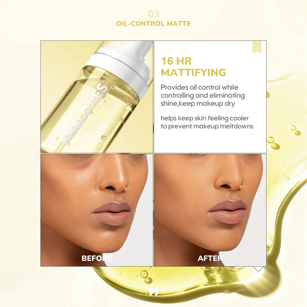 Hydrating Matte Makeup Setting & Primer Spray 65ml Makeup Setting Spray QXL 03