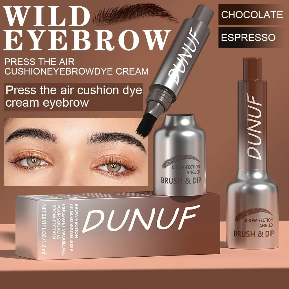 DUNUF 2-Color Waterproof Eyebrow Pencil | Wild Brow Styling Eyebrow Pencil QXL