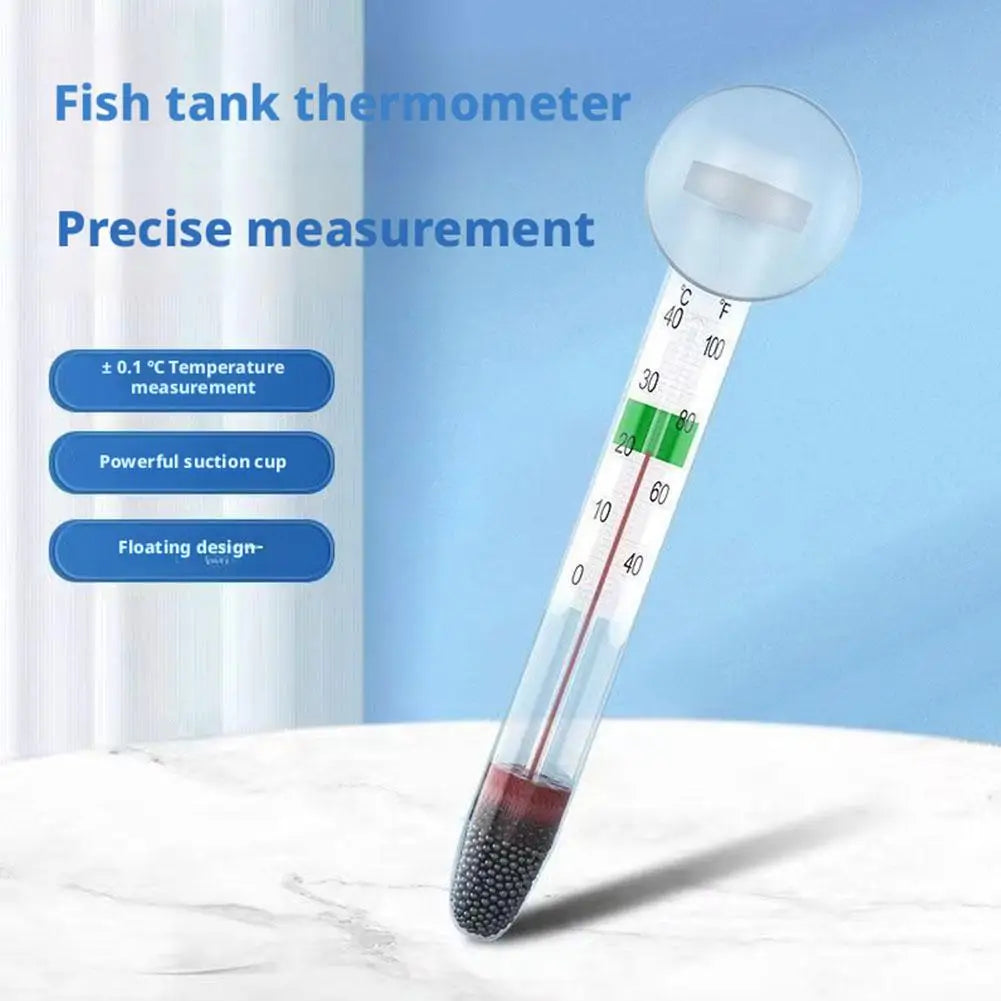 Glass Fish Tank Thermometer | Waterproof Clear Reading 1/5/10 Pack Aquarium Thermometer QXL