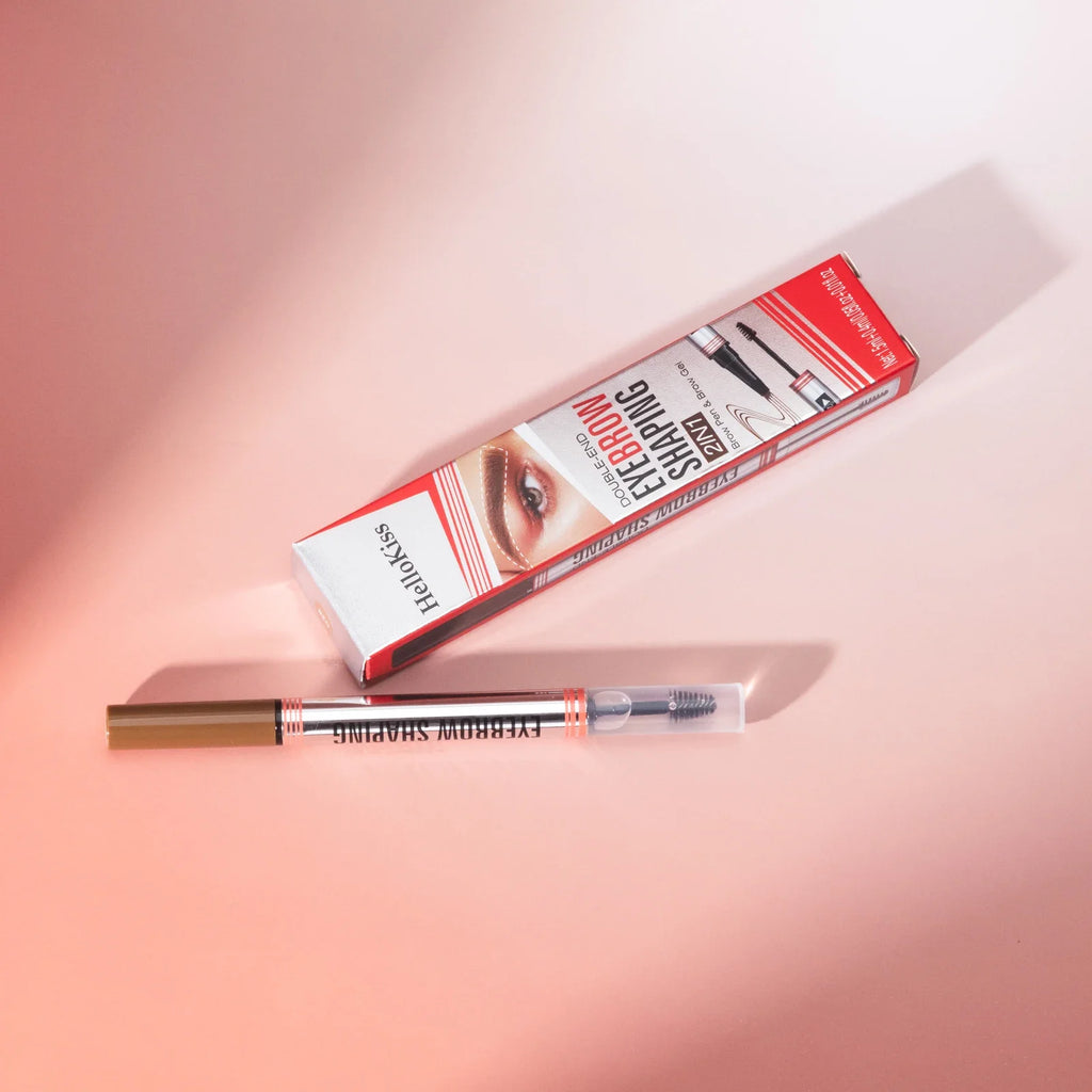 Hellokiss 2-in-1 Double-End Liquid Eyebrow Pencil 4-Tip Liquid Eyebrow Pencil QXL