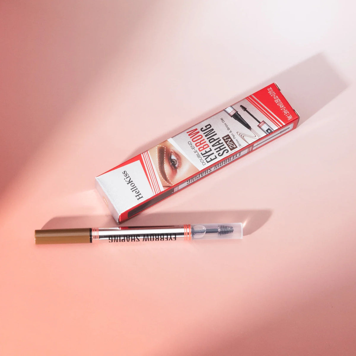 Hellokiss 2-in-1 Double-End Liquid Eyebrow Pencil 4-Tip Liquid Eyebrow Pencil QXL